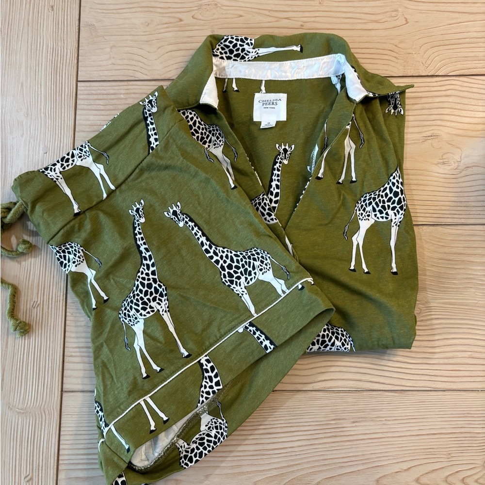 NWOT Chelsea Peers NYC maternity short pajama set
